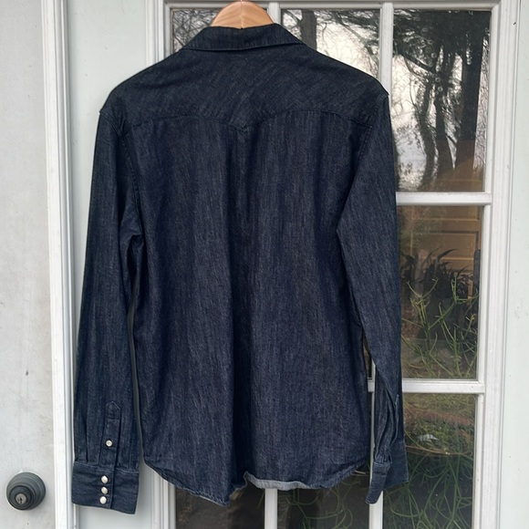 West Major Denim Shirt with Snaps - Large - Picture 6 of 6